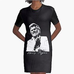 Kenny Rogers Kenny Rogers - Live Graphic T-Shirt jurk