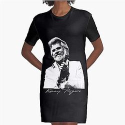Kenny Rogers - Live Graphic T-Shirt jurk