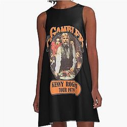 Kenny Rogers T-Shirt Das Gambler A-Line Kleid