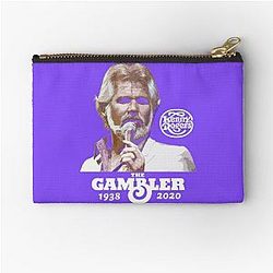 Kenny Rogers Tribut Zipper Pouch