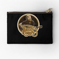 Musik Kenny Rogers Walt und Gitarre Legend Zipper Pouch
