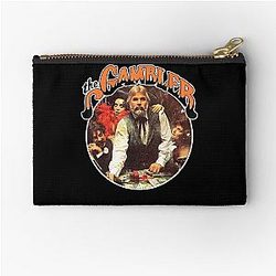 Amerikanische Sängerin Kenny Rogers Jahr Der Gambler Zipper Pouch