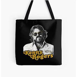 Kenny Rogers - All Over Print Tote Bag