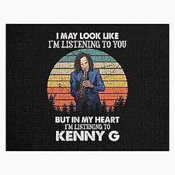 I May Look Like I'm Listening to Kenny G Vintage Jigsaw Puzzle