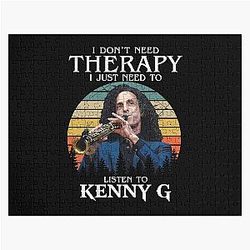 I Don't Need Therapy Just Need To Listen To Kenny G Jigsaw Puzzle