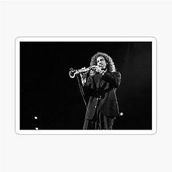 Kenny G BW Photograph Sticker