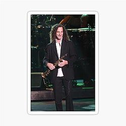 Kenny G Photograph Sticker