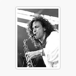 Kenny G - B W Photograph Sticker