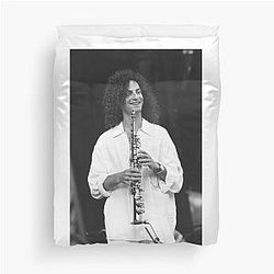 Kenny G Photo Duvet Cover