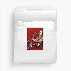 Kenny G Saxophone Duvet Cover