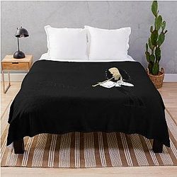 Kenny G art throw blanket
