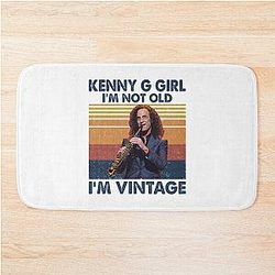 Retro Kenny G Girl I'm Old Vintage Bath Mat