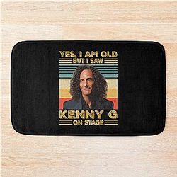 Retro I'm Old But I Saw Kenny G On Stage Bath Mat