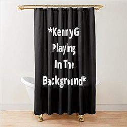 Kenny G Playing Shower Curtain