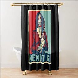 Retro Kenny G Shower Curtain