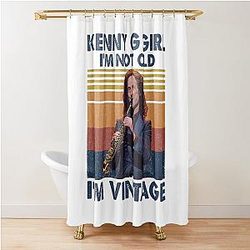 Retro Girl I'm Not Old I'm Vintage Shower Curtain