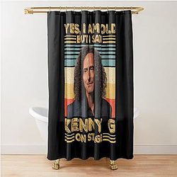 Retro I'm Old But I Saw Kenny G On Stage Shower Curtain
