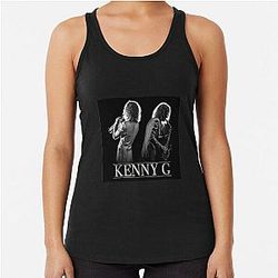 Kenny G artwork Racer Tank Top
