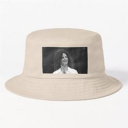 Kenny G BW Photograph Bucket Hat