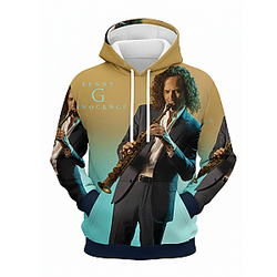 Kenny G Hoodie - Soprano Saxophone Icon Hoodie