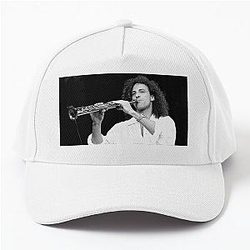 Kenny G BW Photograph Baseball Cap