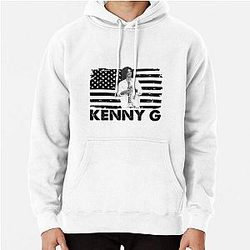 Retro American Flag Kenny G Music Hoodie