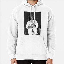Kenny G B&W Photograph Pullover Hoodie