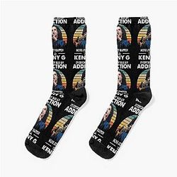 Everybody has an addiction mine just happens to be Kenny G socks
