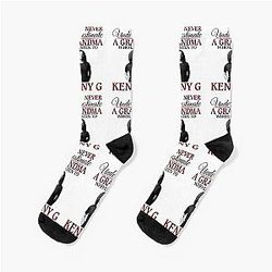 Never Underestimate a Grandma who listens to Kenny G Socks