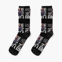 Distressed American Flag Ken God Socks