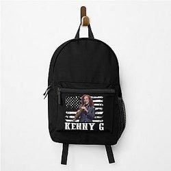 Distressed American Flag Kenny G Music Legend Backpack