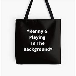 Kenny G Playing Tote Bag