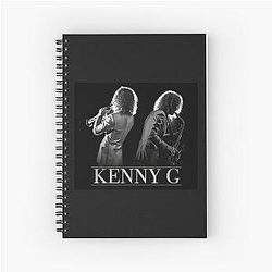 Kenny G artwork spiral notebook