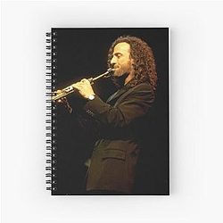 Kenny G Photograph Spiral Notebook