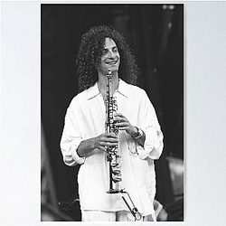 Kenny G BW Photograph Poster