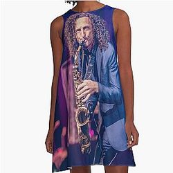 Kenny G Energy A-Line Dress