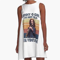 Retro Girl A-Line Vintage Dress