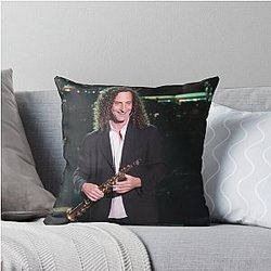 Kenny G Throw Pillow