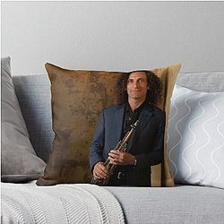 Kenny G Throw Pillow