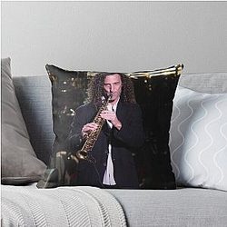 Kenny G - Photograph Throw Pillow