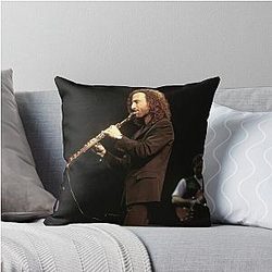 Kenny G Photograph Throw Pillow