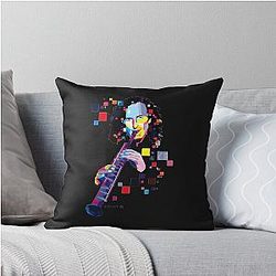 Kenny G Colorful Throw Pillow