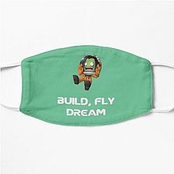 Build Fly Dream Crash Kerbal Space Program Kids Cartoon Flat Mask
