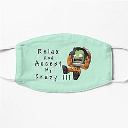 Relax and Accept My Crazy Kerbal Space Program Flat Mask