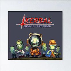 Kerbal Space Program KSP Team Poster