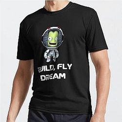 Costruire Fly Dream Crash - Kerbal Space Program T-Shirt attivo