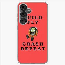 Build Fly Crash Repeat Kerbal Space Program Kerbals Samsung Galaxy Soft Case