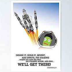 We'll Get There... Eventually - Kerbal Safety Poster