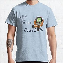 Costruire Fly Dream Crash - Kerbal Space Program Classic T-Shirt