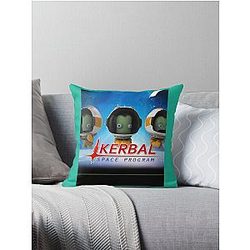 Kerbal Space Program Graphic Throw Pillow